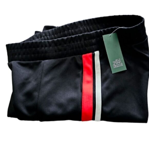 Wild FableWomen's High-Rise Track Pants Side Pocket  Red Black White NWT SizeXS - Picture 7 of 11